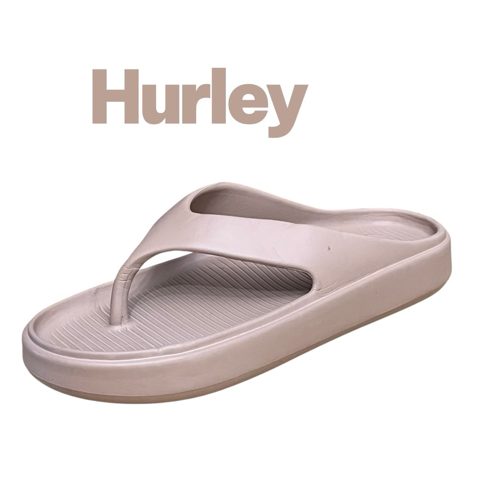 Hurley Men's Flip-Flop injection Tan Sz 12